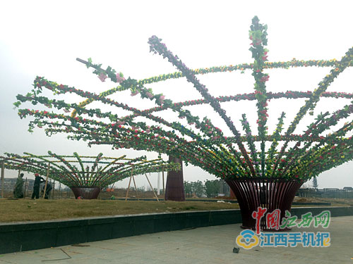 花博园大概模样已经出来了 明年4月正式开园