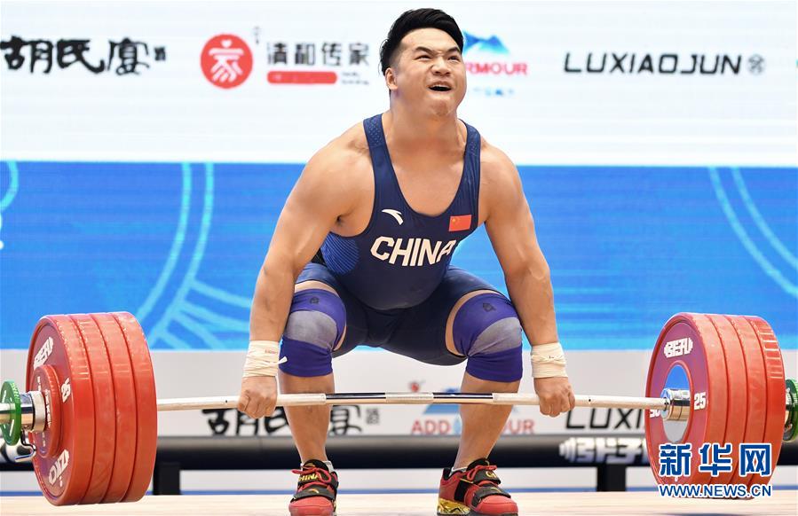 (体育)(2)举重——世界杯:田涛获男子96公斤级挺举和总成绩冠军