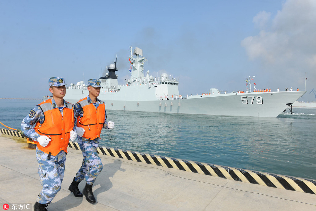 中国海军第24批护航编队从青岛起航赴亚丁湾-忻州在线 忻州新闻 忻州