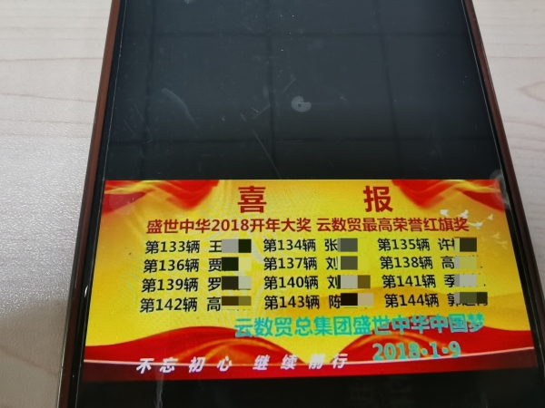 “红旗奖”部分获奖名单。台商分局供图 “红旗奖”部分获奖名单。台商分局供图