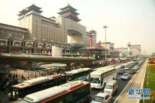 　资料图片，北京西站。