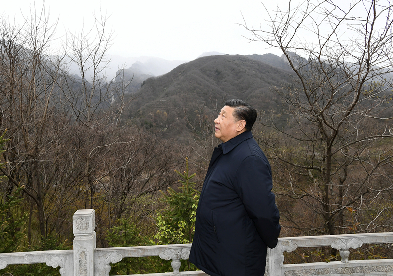 2020年4月20日,习近平在陕西秦岭牛背梁国家级自然保护区,了解秦岭生态保护工作情况。 2020年4月20日,习近平在陕西秦岭牛背梁国家级自然保护区,了解秦岭生态保护工作情况。