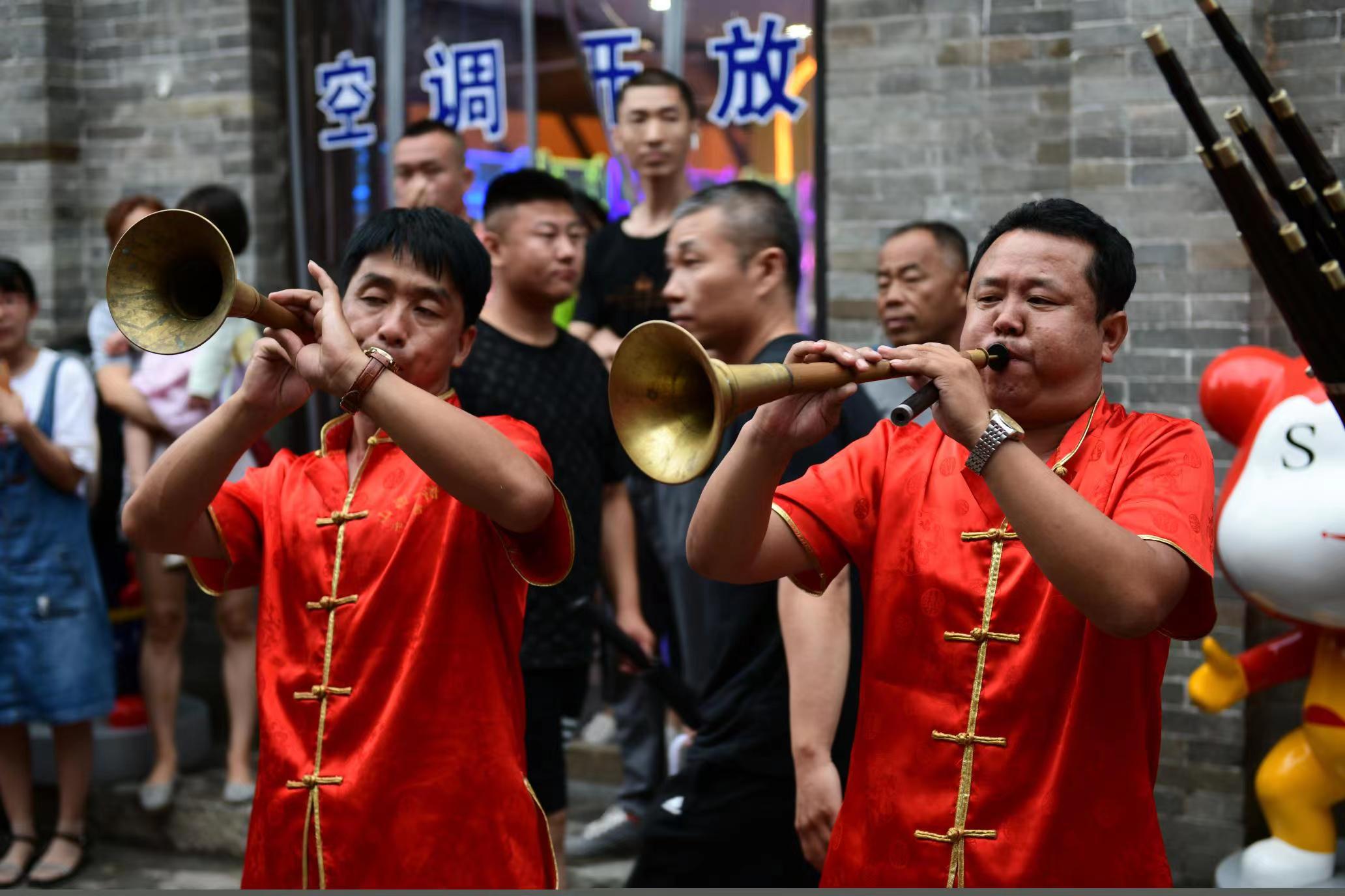 "非遗"唢呐"八音会".张林泉摄